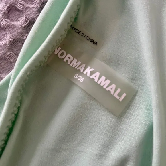 Norma Kamali Diana Dress in Seafoam Green - Picture 6 of 9
